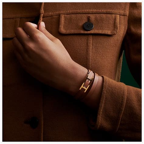 hermes hapi bracelet size|Hermes behapi double tour bracelet.